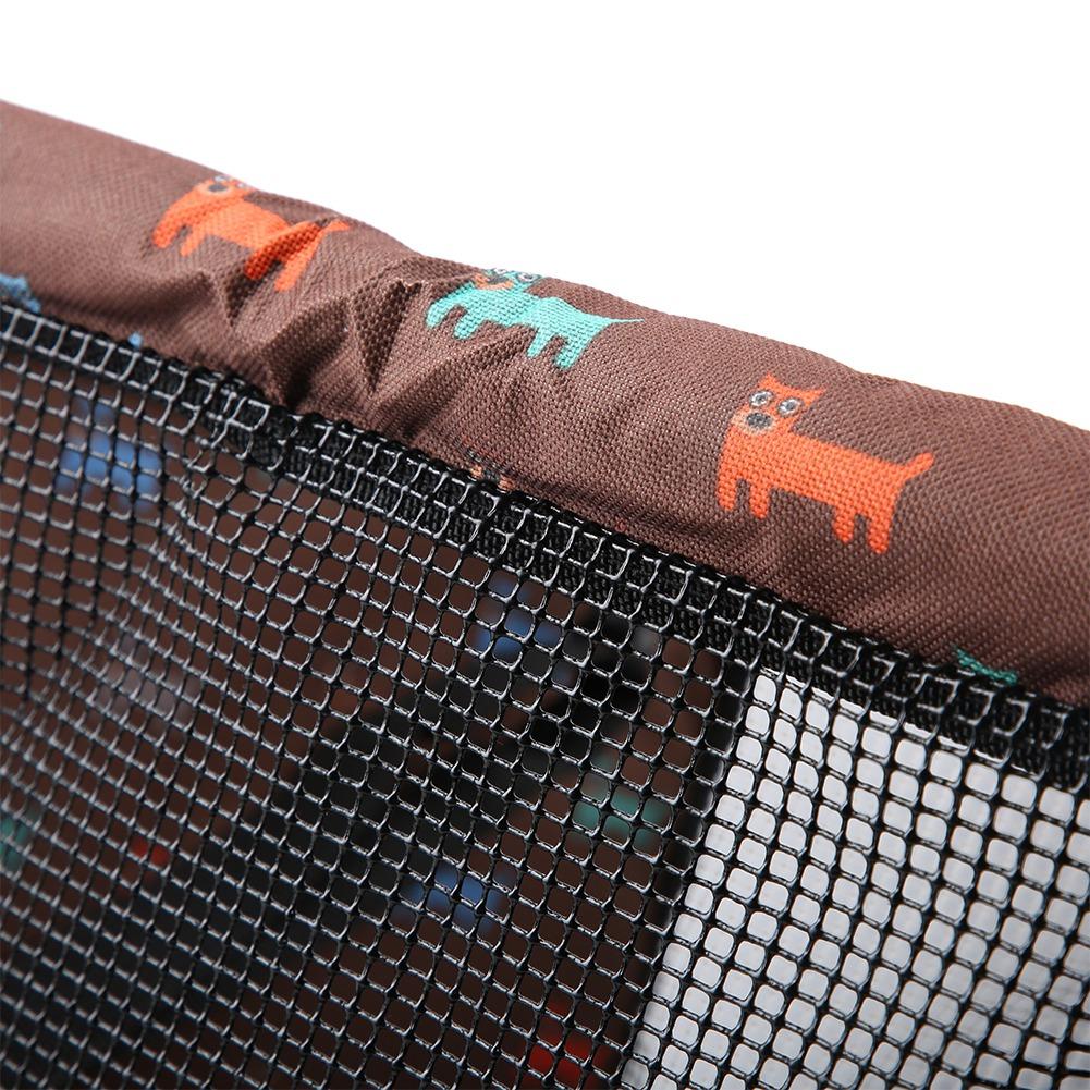 Oxford Cloth Pet Dog Cat Car Front Seat Non slip Mat Basket Pet Safety Carrier (Coffee)
