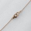 Ponte Vecchio Flour Necklace K18 Pink Gold/Pink Sapphire/diamond Flour 4.9g Women Used