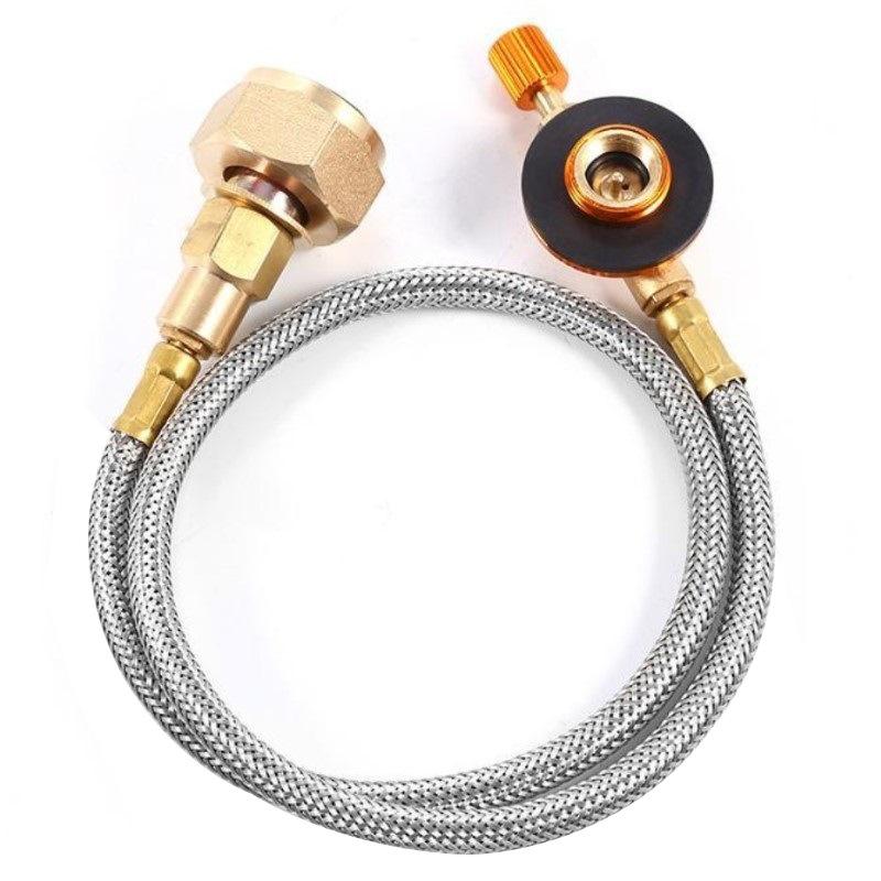 Outdoor Camping Intercharging Adapter Air Tank Converter Head Inflatable Connector Outdoor Supplies Pressure Relief Valve