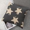 Retro Star square Jacquard Pillow Cover for Sofa Office Waist Cushion Cover Home Decorative Pillowcase