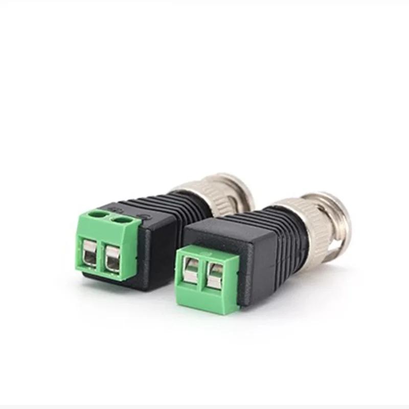 5/20PCS BNC Male Connectors Screw Terminal DC Connector for CCTV Surveillance Camera AHD TVI Camera Coax Cables