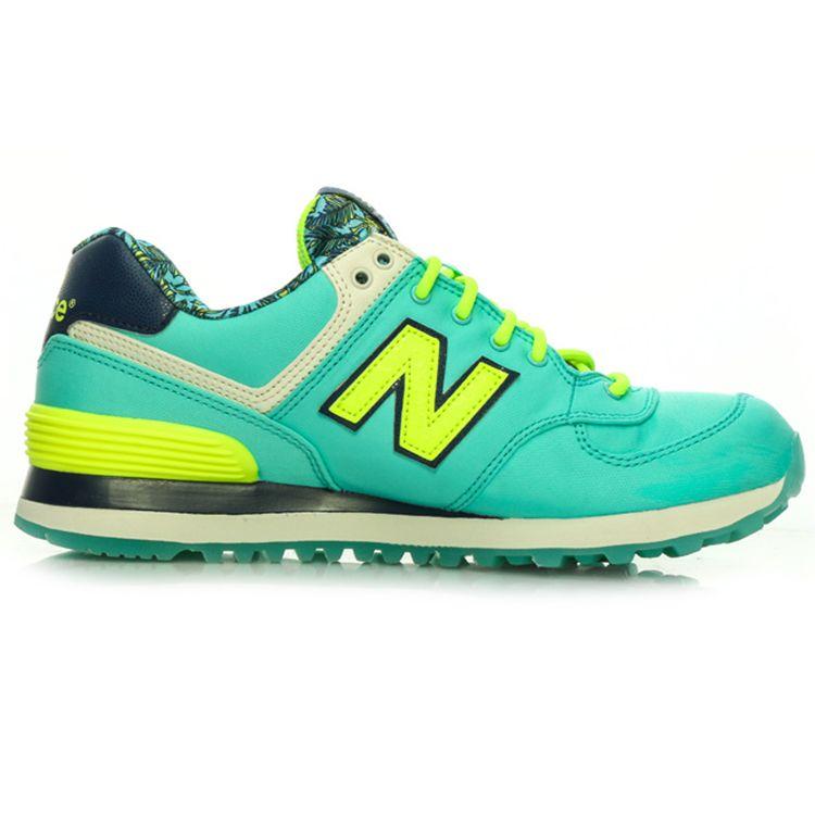 New Balance 574 Luau Pack Women Sneakers Blue Yellow WL574ILA