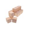 Operitacx Wooden Cubes, Set of 30, 1.2-inch (3cm) Square, Building Blocks, Educational, Natural Wood, Unpainted, Smooth Touch, for Crafting and