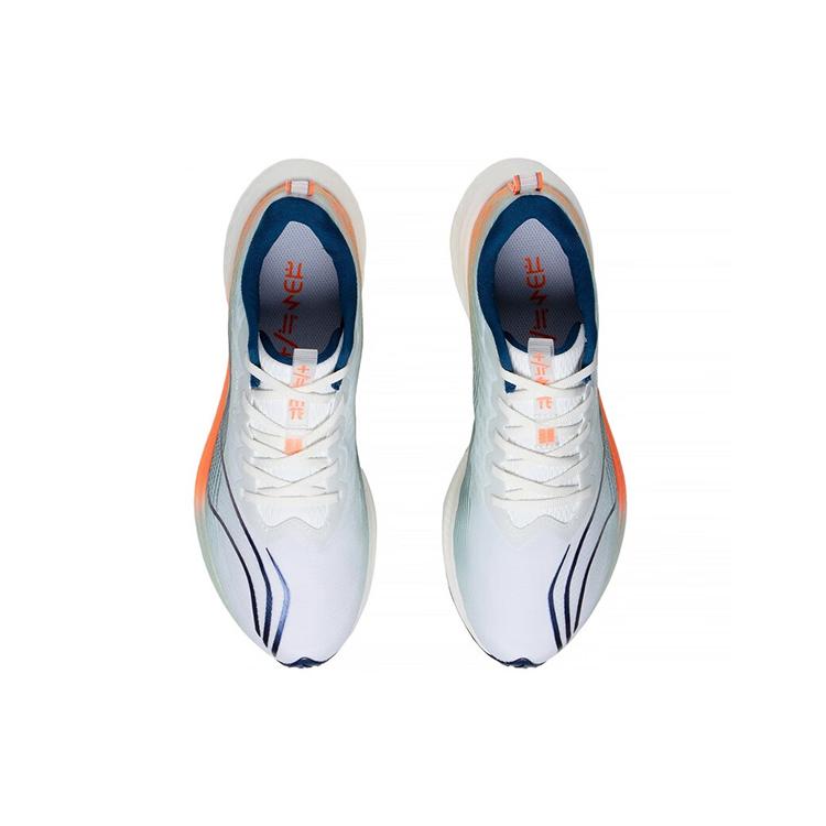 New LiNing Red Hare 5 Pro Anti Slip Wear Resistant Low Top Running Shoes White Blue ARMS025-4