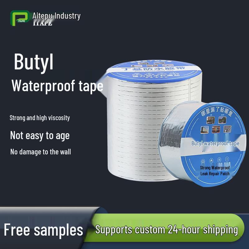 Durable Butyl Waterproof Tape for Pipe Repair, Roof, and Kitchen Sealing
