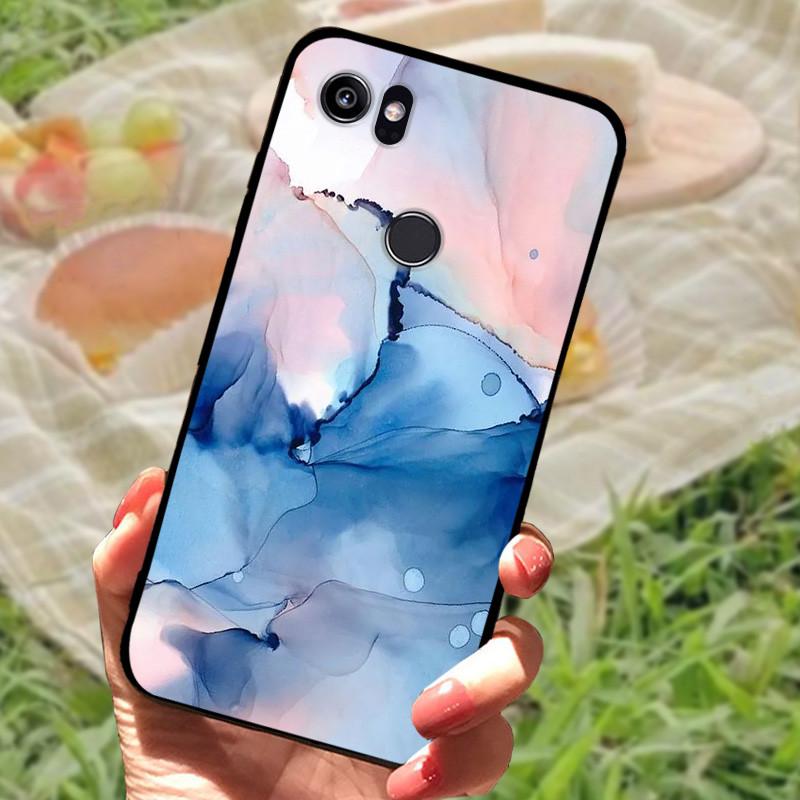Pro Google Pixel 2 XL Pouzdro Mramorové Nárazuvzdorné Měkký silikon TPU Zadní kryt Pouzdro Pro Google Pixel2 Pixel 2 XL 2X Pouzdra na telefon Roztomilé