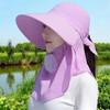 Women's UV Protection Hat, Tea-picking Hat, Summer Sun Hat, Cycling Face Mask, Face-covering Sun Hat, Versatile Cool Hat