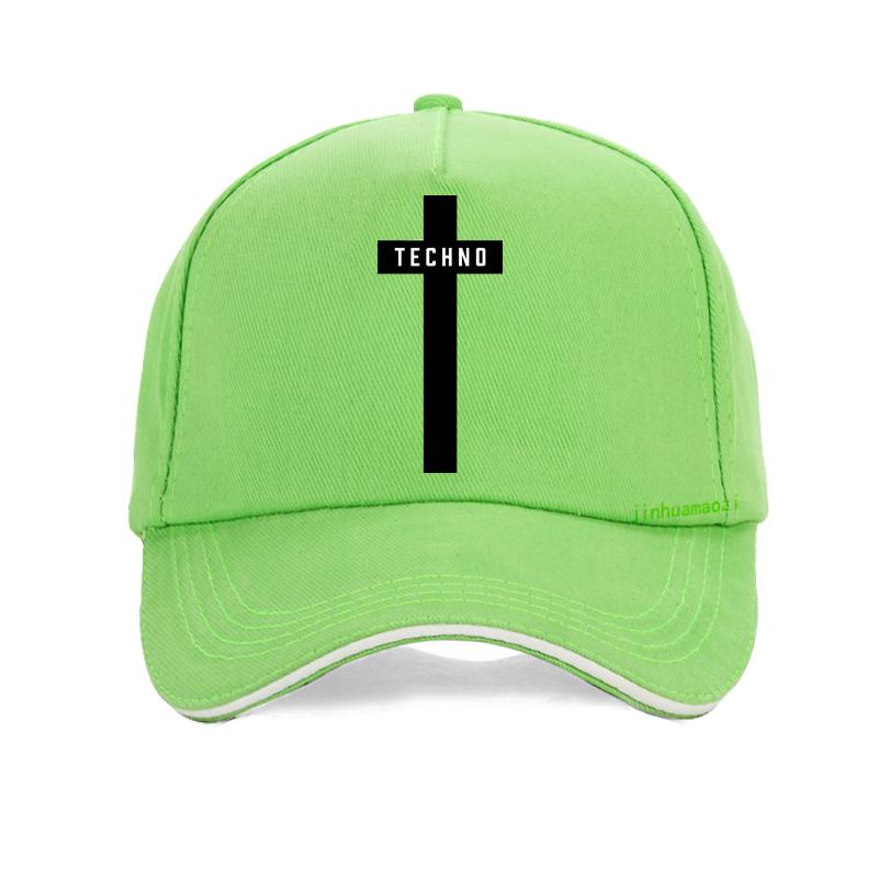 Techno Cross Printed hat Unisexs Womens Unisex Music Festival Black Detroit baseball cap Summer adjustable Snapback hats