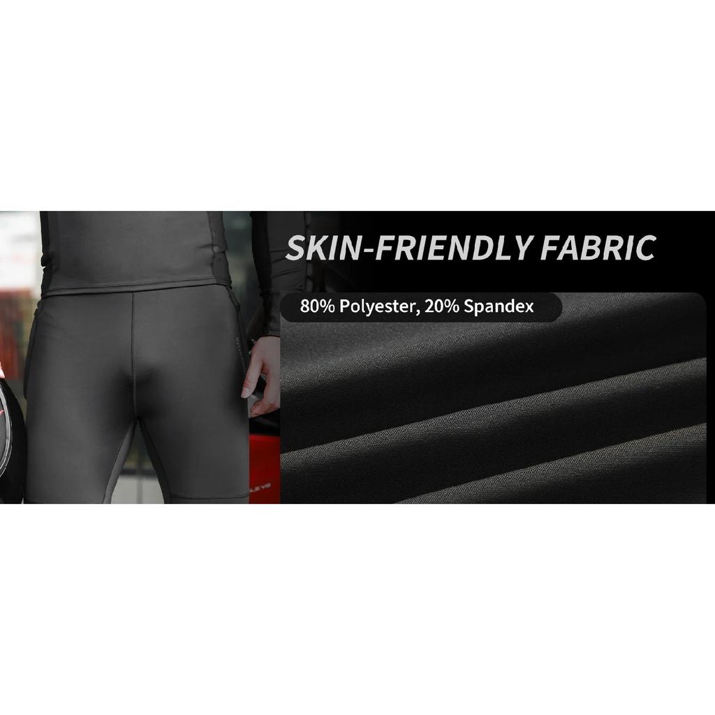WOSAWE Summer Motorcycle Casual Pants Soft Pads Tights Men's Motocross Off-Road Pants Mountain Bike Cycling Moto Pants