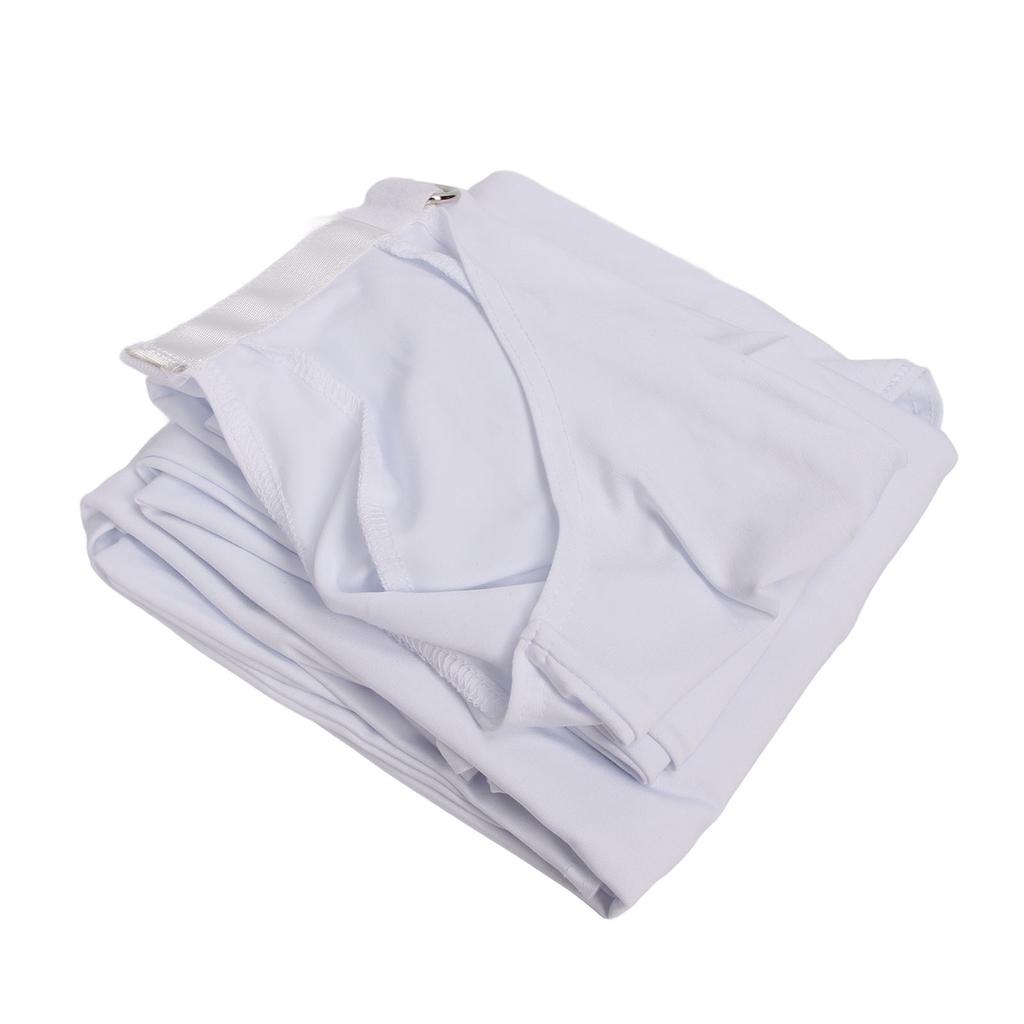 Speaker Stand Cover DJ Tripod Stretch Skirt Adjustable Stretchable Polyurethane Fiber Skrim White