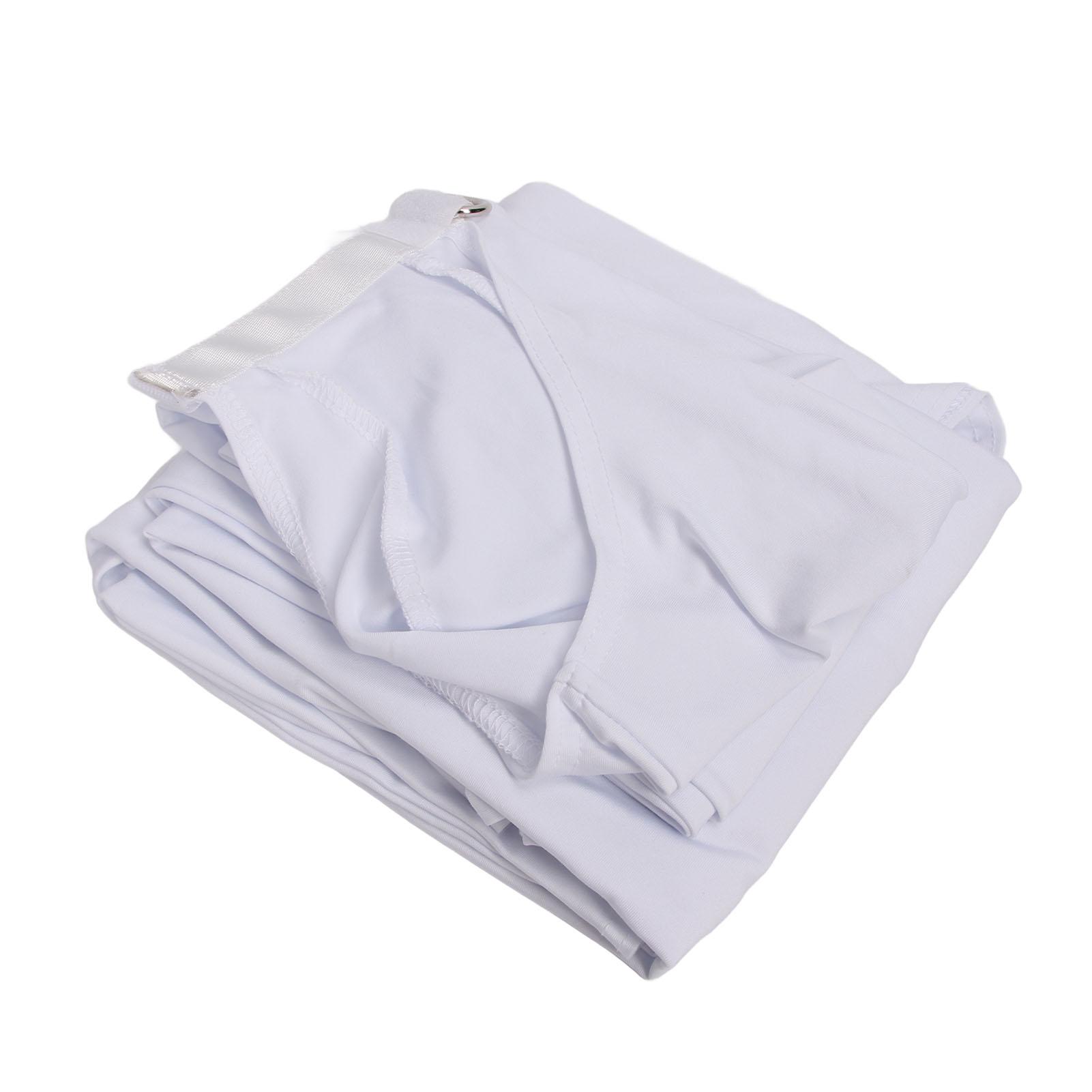 

Speaker Stand Cover DJ Tripod Stretch Skirt Adjustable Stretchable Polyurethane Fiber Skrim White