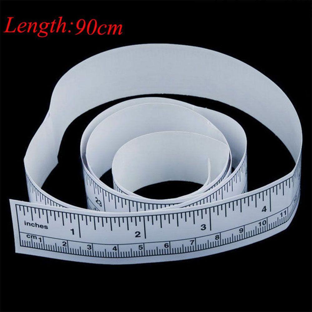 Metric New Machine Silver Adhesive Vinyl Measure Tape Self Ruler