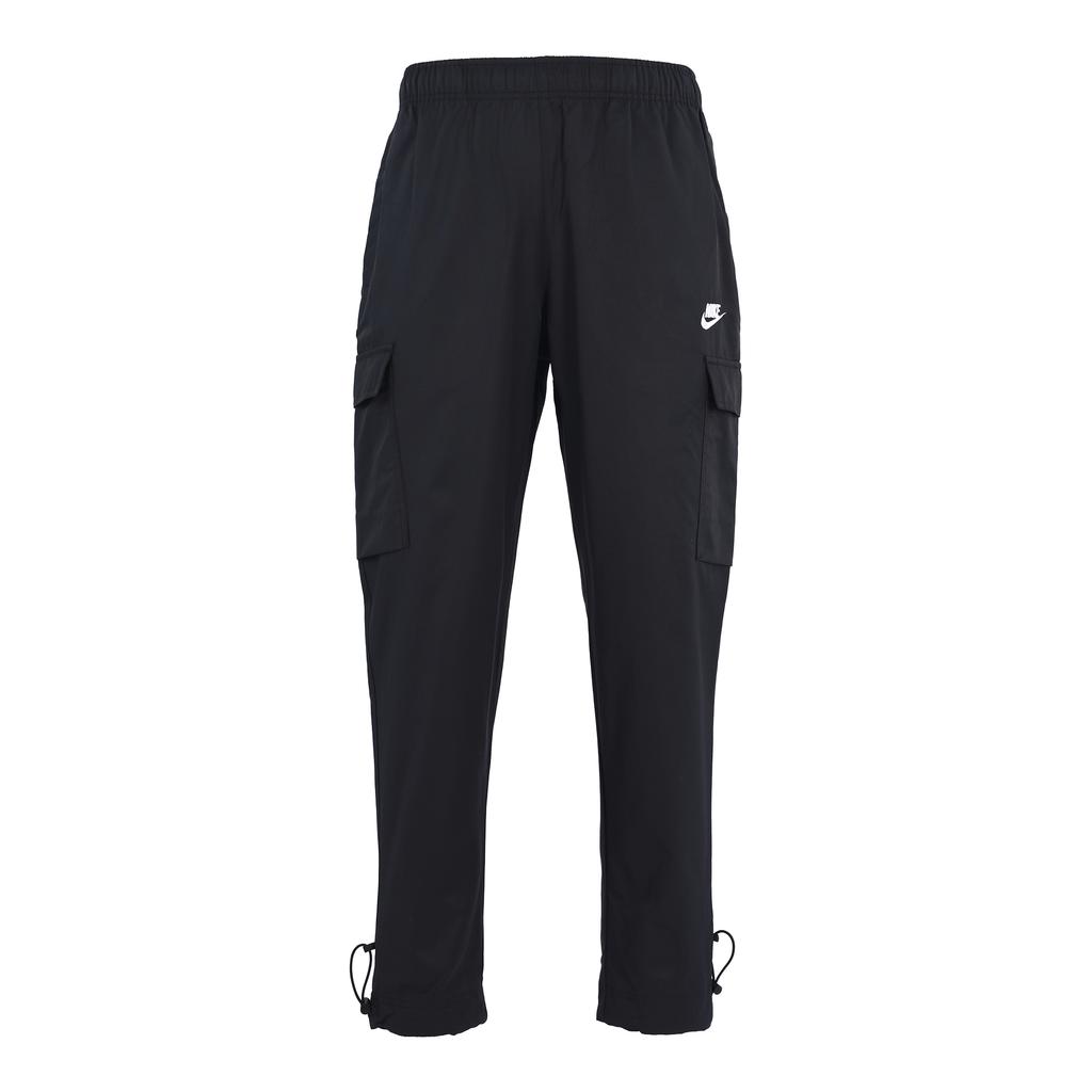 Nike Sportswear Solid Color Logo Weave Utility Casual Pants Men Bottoms Black DN4361-010