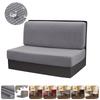 2Pcs/Set Camper Car Bench Cover Water Repellent Rv Dinette Cushions Covers Polar Fleece Stretch Restaurant Sofa Seat Slipcover