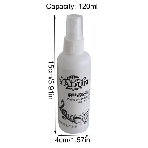 Piano Cleaner and Polish, High-Gloss Piano Polish - Multifunctional Acoustic Guitar Cleaner and Wood Furniture Polish | Guitar Cleaning Tool, Effectiv