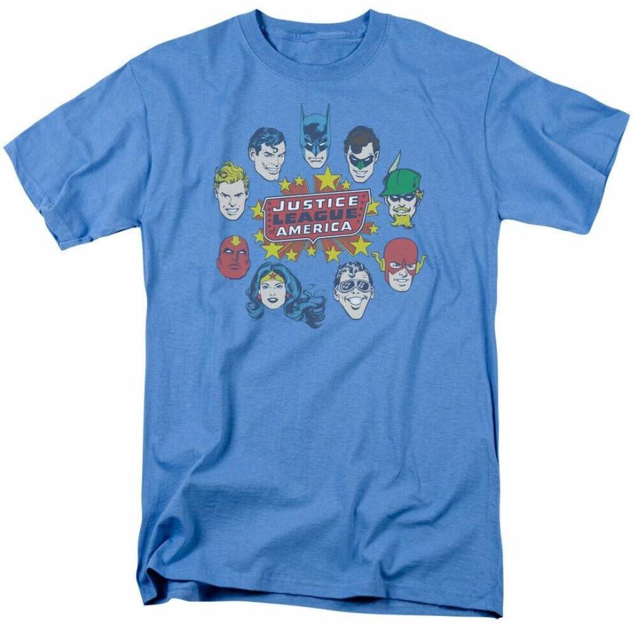 Justice League Justice Head Circle T-shirt size S-5XL XXXL