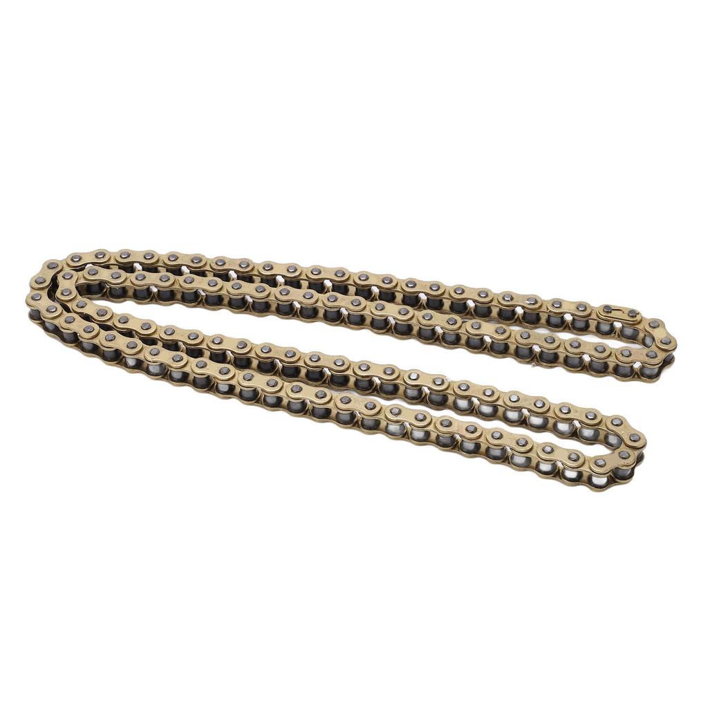 428 Motorcycle Drive Chain 104 Link Gold Replacemen Chain for ATV Motorbike Repair Upgrade