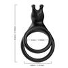 USK-C08 Vibrating Rabbit Ring for Men and Women – Adult Sex Toy