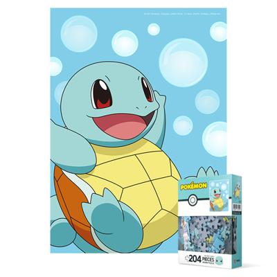 204dílná skládačka - Pokémon Vzrušující Squirtle (Mini), populární korejské puzzle
