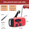 Jujingyang Hand-Crank Solar Emergency Radio Flashlight