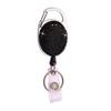 1pc Sparkle Retractable Crystal ID Name BadgeHolderBling Work Card Badge Reel,Fashion Rhinestone Badge Car Bag Keychain