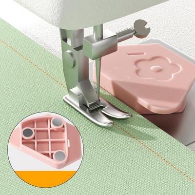 Magnet Lock Stitcher Sewing Machine Accessories Multi-purpose Magnet Gauge Edge Polygonal Anti-Curling Plastic Positioner