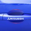 Autotür-Aufkleber Auto-Griff Kratzschutz-Schutzfolie Für Mitsubishi Outlander I200 Pajero Eclipse ASX Lancer Space Delica Ex