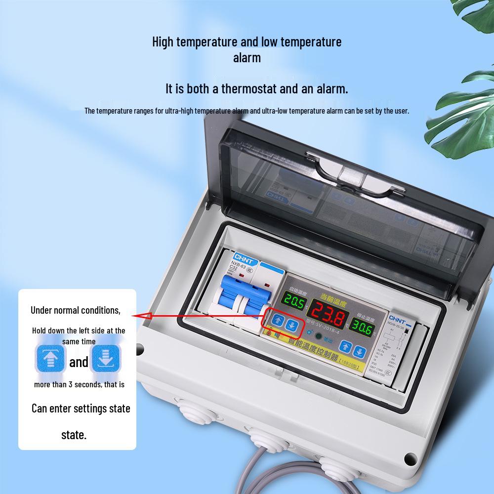 Xifa Electronics SV-201B-4 Smart High-Precision 220V/4KW Temperature Controller