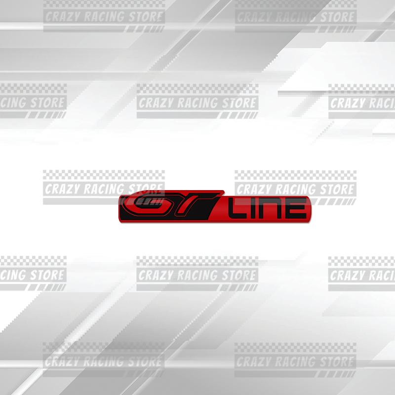 Auto Styling 3D Metal GT Line Emblem Steering Wheel Center Console Car Interior Sticker For b444 308 306 208 508 3008 4008 444b
