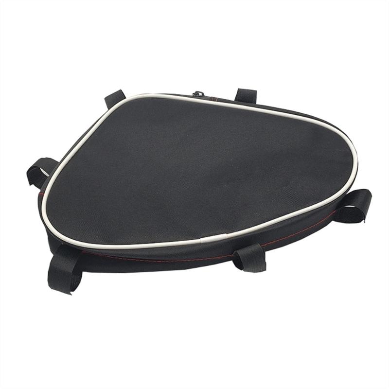 2pcs Motorcycle Frame Crash Bars Waterproof Bag for DL650 DL1000 Repair Tool Placement Bags Dustproof Tool Pouch Black