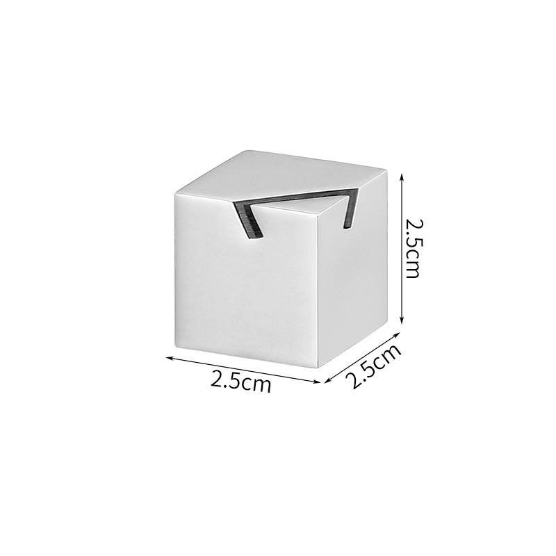 Insert Menu Folder Stainless Steel Card Holder Funny Solid Menu Memo Holder Creative Label Holder Party Photo Picture Clips