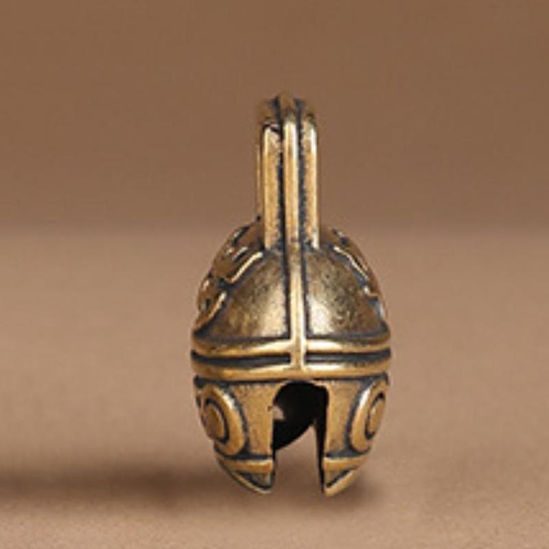 Lucky Keychain Bell Pendant Car Ornament Pendant Brass Tigerhead Bell Pendant