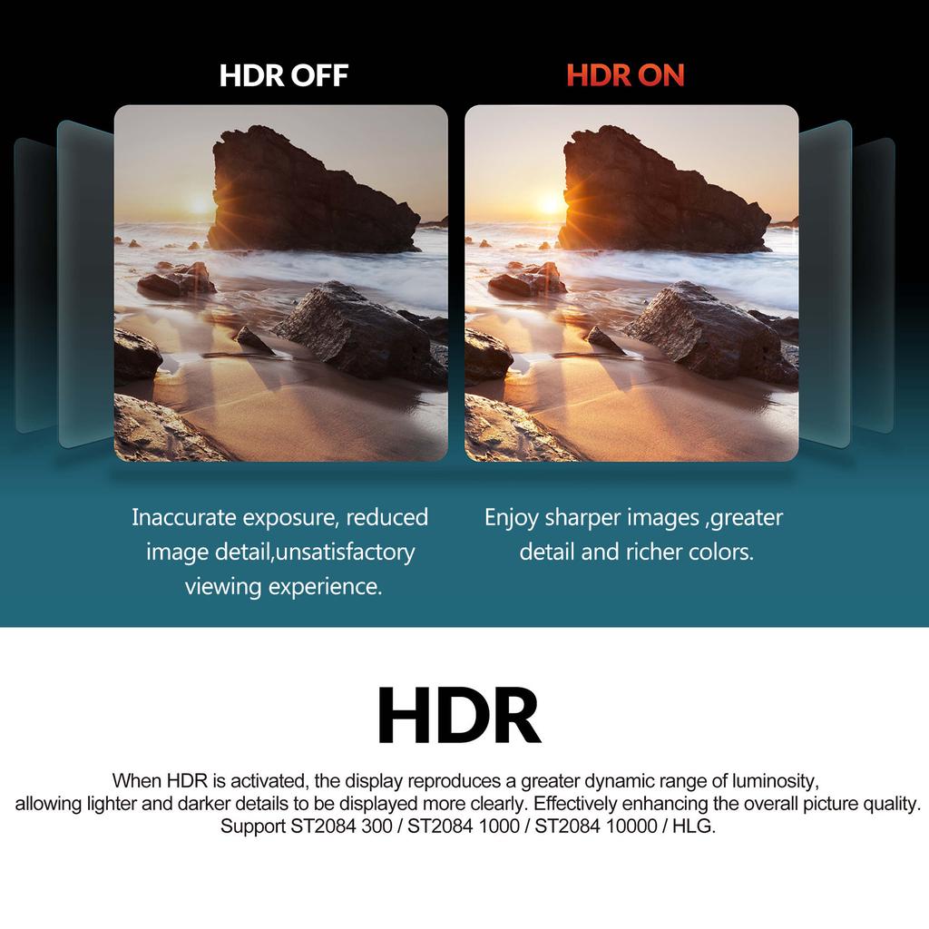 LILLIPUT H7S 7palcový 4K ultrajasný kamerový monitor s rozlišením Full HD 1800nit sluneční světlo