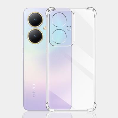 Shockproof Case For Vivo Y27 Cover Silicone Soft Clear Phone CasesFor Vivo Y27S TransparentProtect Coque For Vivo Y27 5G Funda