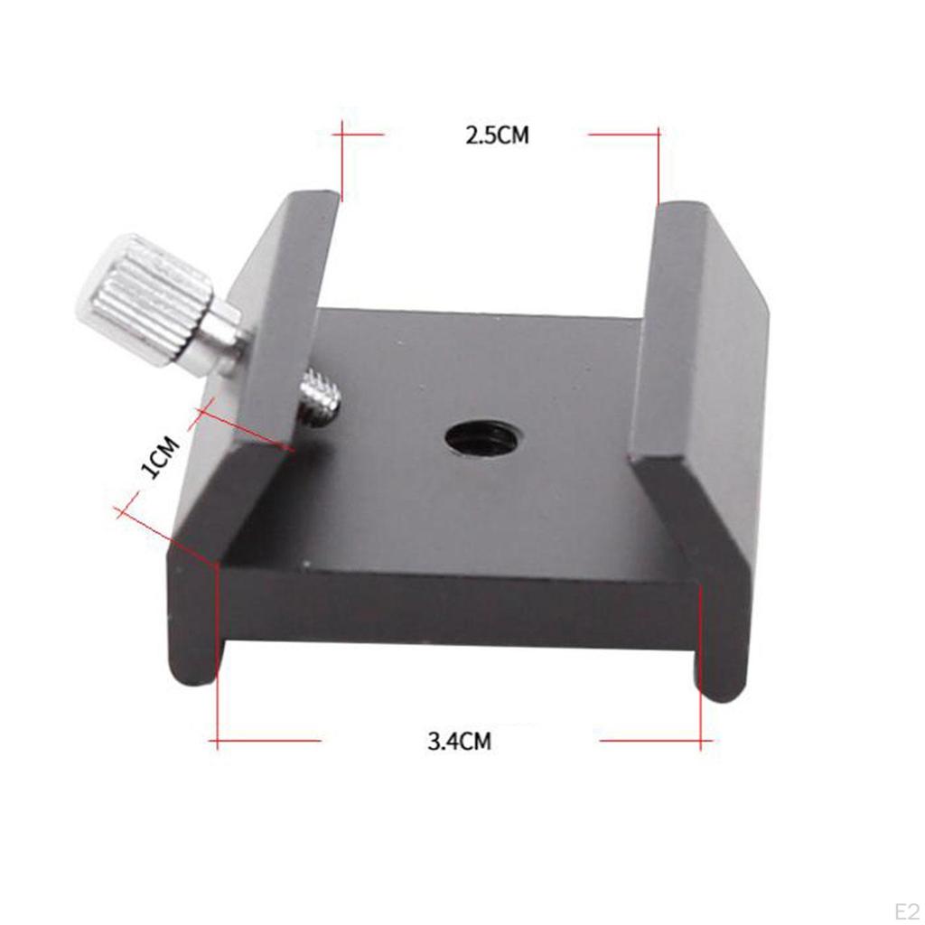 Scope Mount Bracket Dovetail Slot Plate Sturdy Adapter Easily Install Smooth Surface Telescope