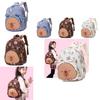 Entzückender Capybara Schulrucksack für Kinder Geräumig und Leicht mit Atmungsaktivem Design