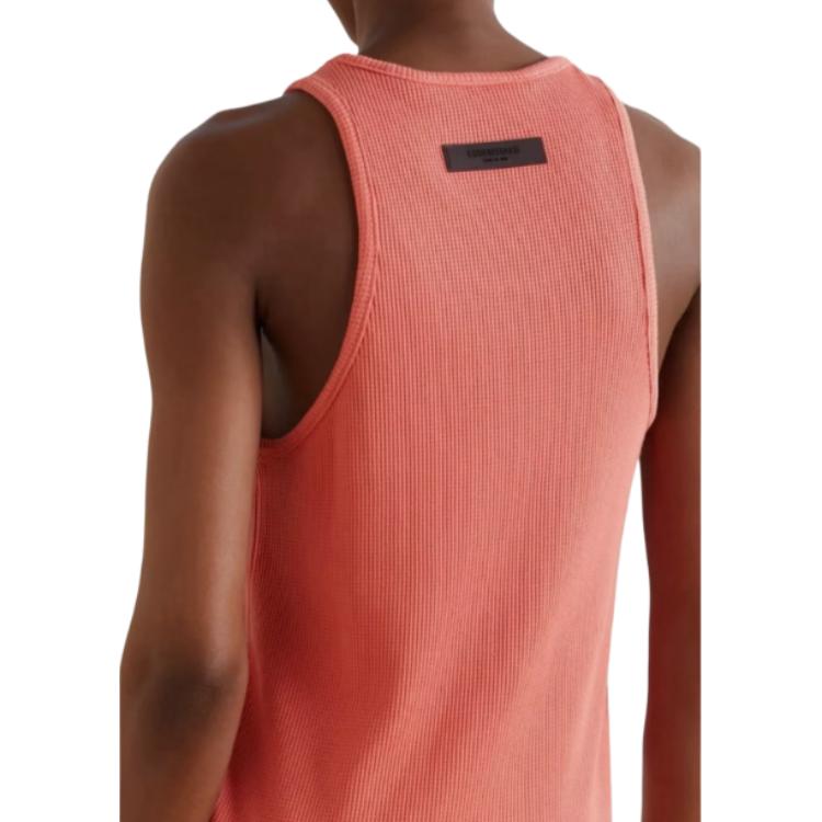 Fear of God Essentials FW22 Tank Top Coral Women Tops FOG-FW22-465
