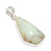 Chrysoprase Gemstone Handmade 925 Steling Silver Jewelry Pendant 1.65" SU-9642