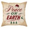 Christmas Day party decoration pillowcase retro style suitable for home room living room sofa cushion cover 45x45cm