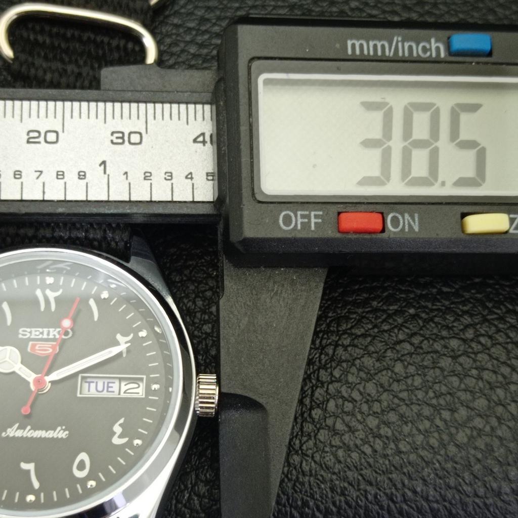 AUTOMATIC VINTAGE REFURBISHED SEIKO 5 6309A JAPAN MENS BLACK WATCH a441266-4 Sk-a441266