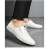 Fashion Designer New Slip-on Solid Color Men's Loafers Spring Autumn Flat Soft Leather Male Dress Shoes Casual Man Leather Shoes