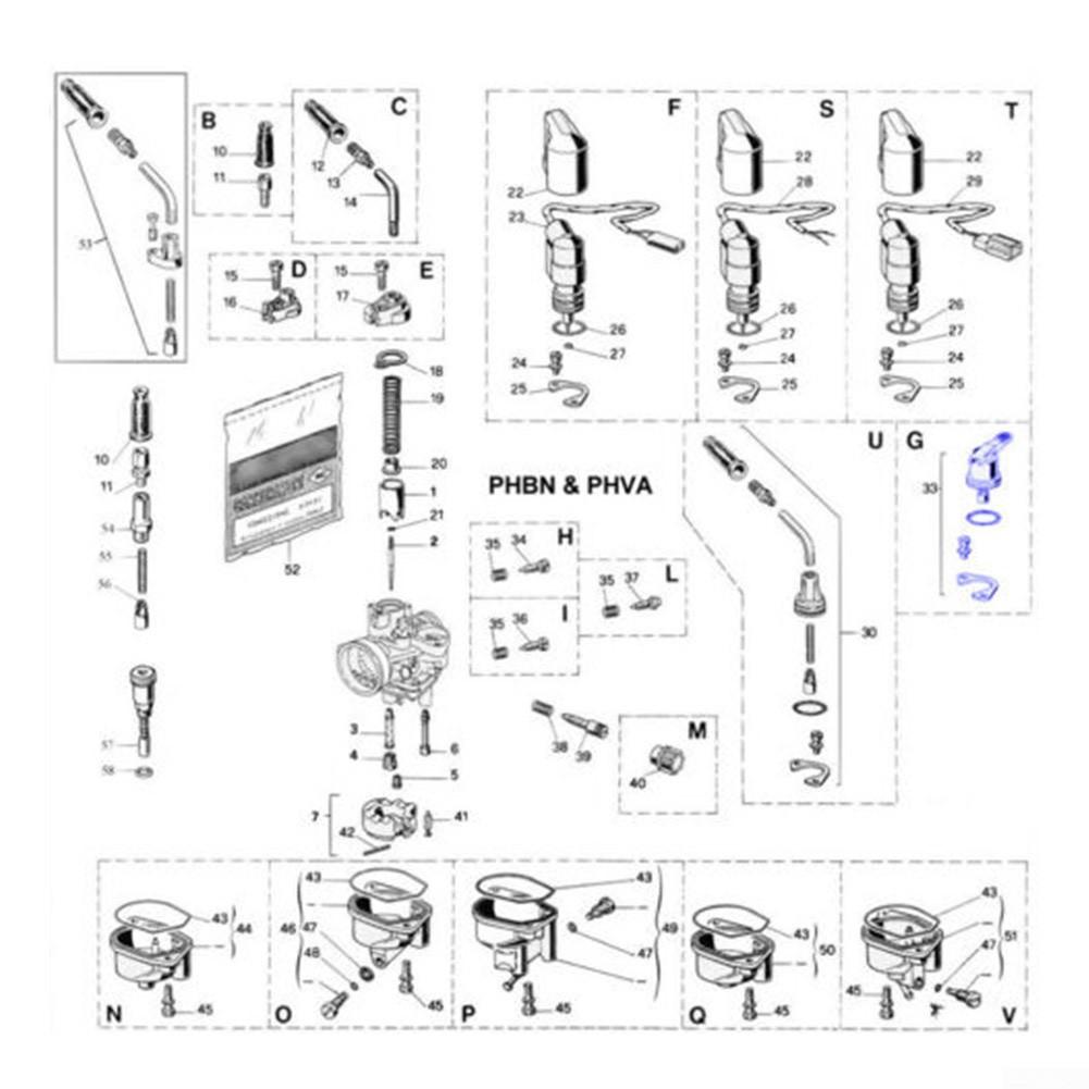Chokeschalter für Vergaser, manueller Chokehebel, Ersatz-Chokeschalter