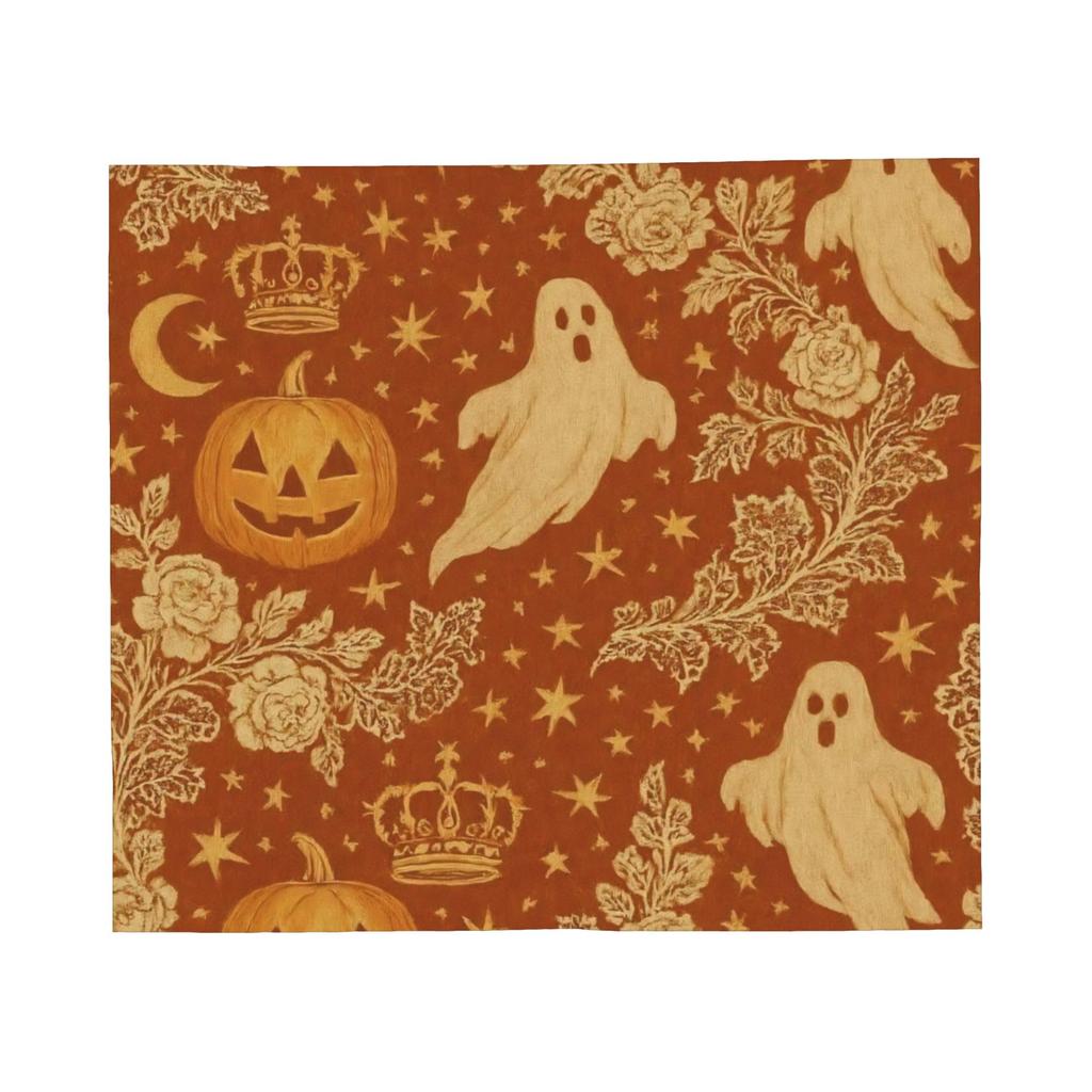 Halloween Blanket Flannel Gothic Bats Ghosts Witch Soft Throw Blanket for Home Couch Bed Rug