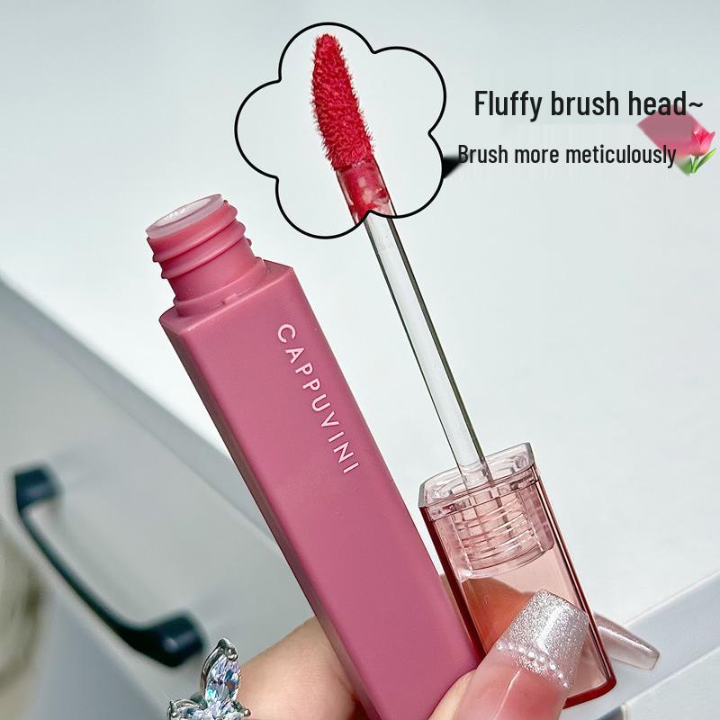 Cappuvin Art Velvet Matte Lipstick - Long-lasting, Waterproof, Non-fading, Non-stick.