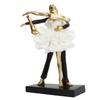 Romantic Couple Dancing Sculpture Decoration Resin Elegant Couple Ballet Dancer Statue Figurine