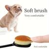 [Gentle Pet Ear Cleaner] Soft Bristle Gentle Pet Ear Cleaner Brush | Comfortable Oval Handle, Ideal for Dogs and Cats, Efficient Paw Washing