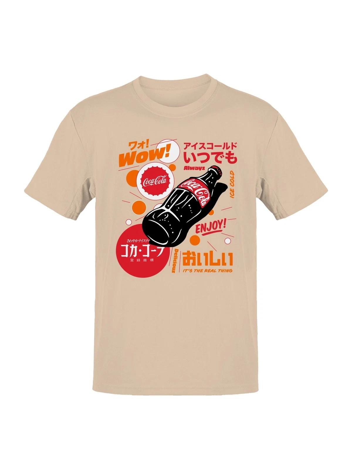 Officially Licensed Coca Cola Always Enjoy Fun Mens T-shirt L