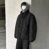 Diamond Stand Collar Cotton Coat Men's Winter Thickened Coat Korean Style Loose Niche Design Cotton Coat