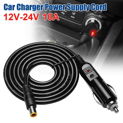 Car Charger Universal Power Cord 12V-24V Auto Cable For Cars DVR Bluetooth Speakers Camera GPS Laptop DC7909