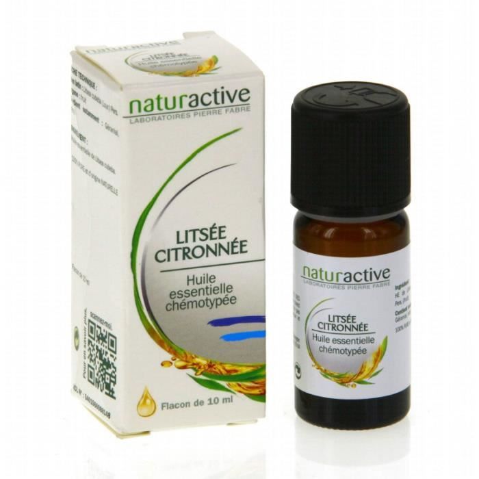Naturactive Huile Essentielle Litsée Citronnée Bio 10ml